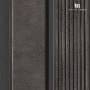 Fluted Charcoal Panel Unico Wall Panels